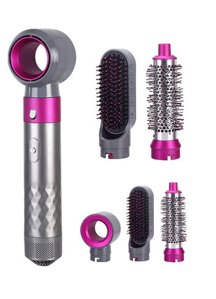 Hot Airstyler cepillo Mod. CSC3, color: plata con rosa para cabello 3 en 1