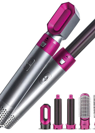 Hot Airstyler cepillo Mod. CSC5, color: plata con rosa para secador de pelo 5 en 1