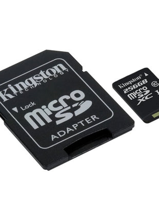 Tarjeta de memoria Micro SD 256GB Kingston