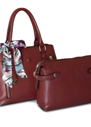 Gogo bolsa Mod. D-95A_RJ-COD 4361-ROJ, color: rojo, para dama con cosmetiquera