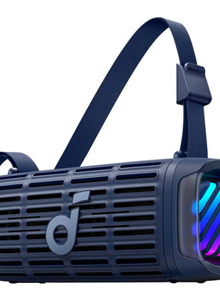 Soundcore Altavoz portátil Boom 3i D5100030 azul resistente al agua para exteriores con Bluetooth