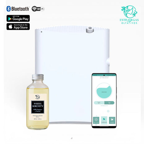 Estrategas Olfativos Difusor Aromático Desire DEB-00 blanco con depósito de 500ml