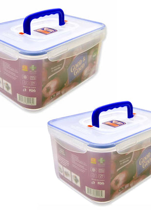 Contenedor hermético rectangular con asa 4.7L DG-125 Good & Good