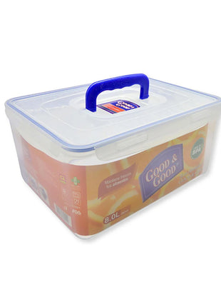 Contenedor hermético rectangular con asa 8L DG-128 Good & Good