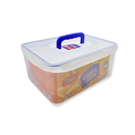 Contenedor hermético rectangular con asa 8L DG-128 Good & Good
