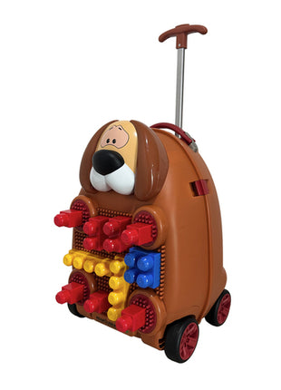 Maleta de 18" con bloques para niños Perrito Peak Tour