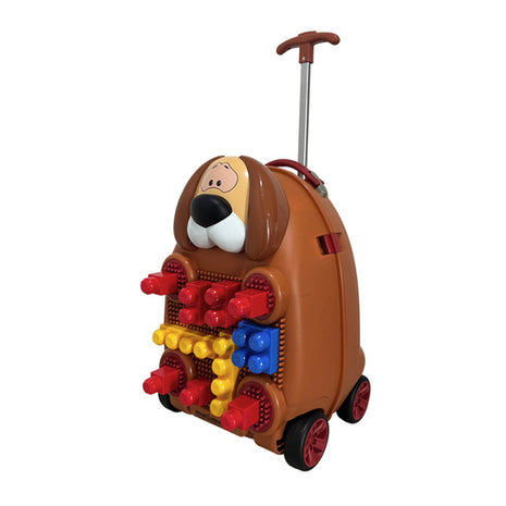 Maleta de 18" con bloques para niños Perrito Peak Tour