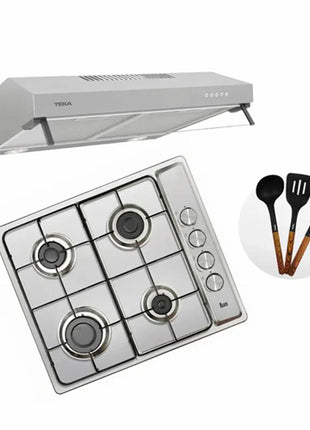 Teka Combo Parrilla + Campana + Kit de utensilios 3 piezas DUETTOPLUS60