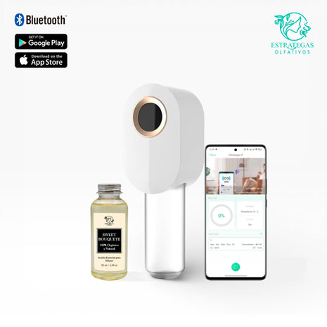 Estrategas Olfativos Difusor Aromático Dolce Vita DVB-00 blanco con depósito de 100ml