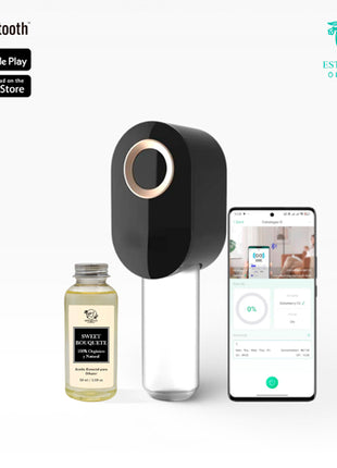 Estrategas Olfativos Difusor Aromático Dolce Vita DVN-00 negro con depósito de 100ml