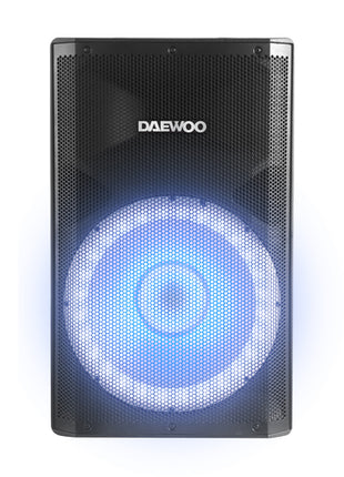 Daewoo bafle bluetooth Mod. DW1515, de audio profesional con control remoto, micrófono alámbrico y tripié