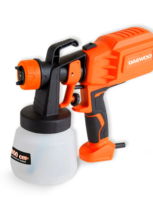 Daewoo Pistola eléctrica de pintura DWP1828 de 400W con contenedor plástico