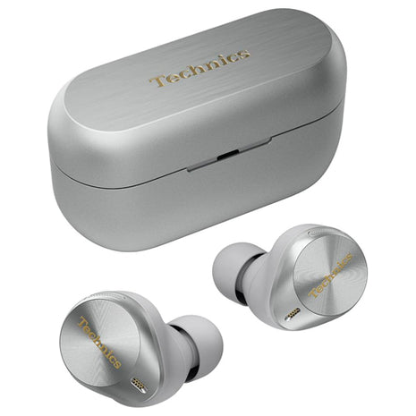 Technics Audífonos de inserción inalámbricos EAH-AZ80E-S plata con cancelación de ruido