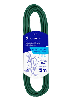 Extensión eléctrica doméstica 4m ED-5V Volteck