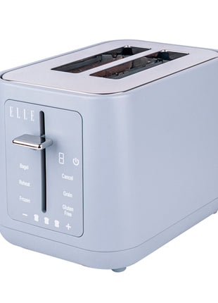 Elle Tostador EKTTP201BU azul de 2 rebanadas con pantalla digital