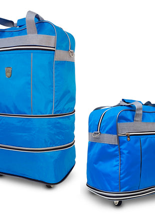 Mc.Carthy maletín expandible Mod. EXPANDIBLE-24 AZ NAUTICA, color: azul, de 24"