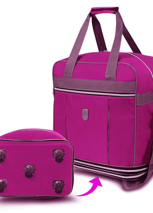 Maletín de mano rodante EXPANDIBLE-24 MX fucsia Mc.Carthy