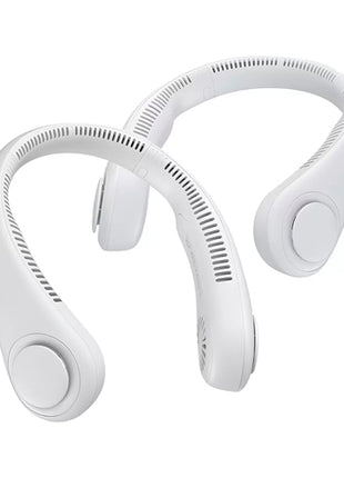 Jisulife Ventilador de Cuello Portátil FA14-S 2 piezas, Blanco