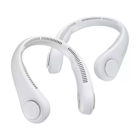 Jisulife Ventilador de Cuello Portátil FA14-S 2 piezas, Blanco