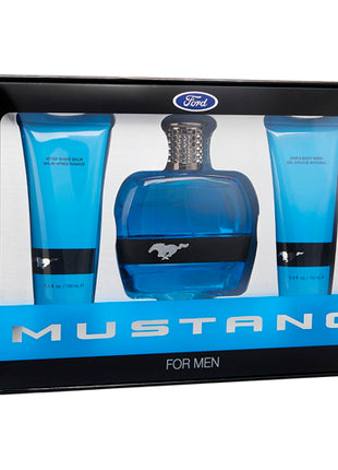 Ford Mustang Para Caballero Perfume + Gel de Ducha + Crema para Después de Afeitar
