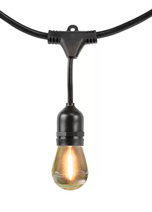 Feit Electric Guirnalda de luces LED FEITLUC de 48 pies, Negro