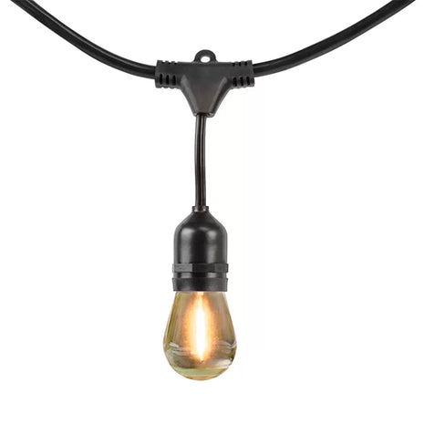 Feit Electric Guirnalda de luces LED FEITLUC de 48 pies, Negro