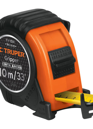Flexómetro Gripper, contra impacto, 10 m, cinta 32 mm