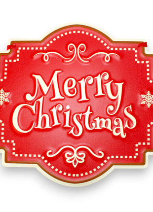 Letrero Merry Christmas 40x33cm FMH00003
