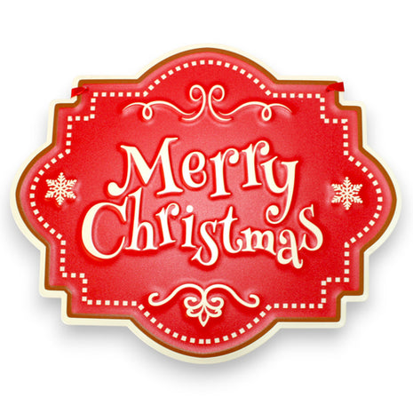 Letrero Merry Christmas 40x33cm FMH00003
