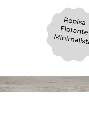 Repisa de Madera de 30cm gris FS39028