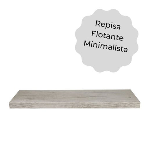 Repisa de Madera de 30cm gris FS39028