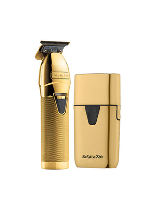 Babyliss Combo Trimmer y Shaver FXLFHOLPK2GES UV Dorado