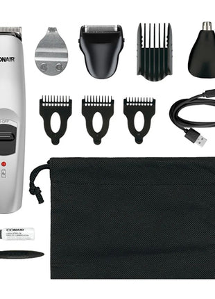 Conair Recortadora Barba y Bigote GMT189UES Recargable Navaja Acero Inoxidable