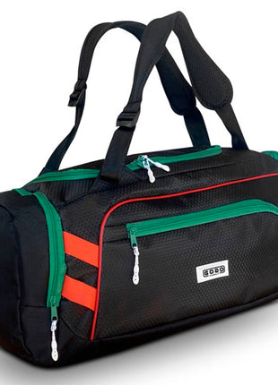 Maleta deportiva backpack negro con verde GOGO-016, GOGO Family