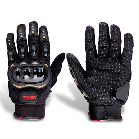 Mikels Guante Pro GPRS-L negro con refuerzos de seguridad talla L