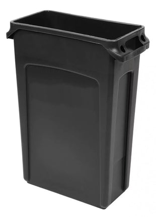 Rubbermaid bote Mod. H-2894, color: negro, para basura 23Gal slim iim