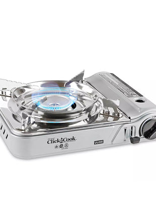 Click 2 Cook parrilla de gas Mod. H-8067SIL color: plata portátil