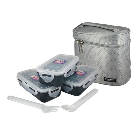 Kit de lonchera para almuerzo HPL754DG Lock & Lock