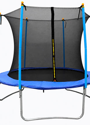 Homex Trampolín HT-8.0FT azul de 2.40 metros de diámetro