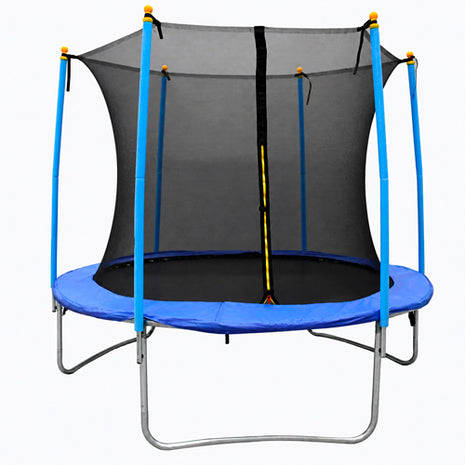 Homex Trampolín HT-8.0FT azul de 2.40 metros de diámetro