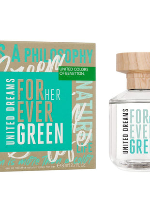 Benetton United Dreams Forever Green for Her edt 80 ml. Dama