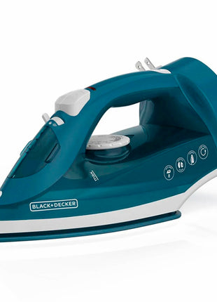 Black & Decker Plancha de ropa ICR004B-LA verde con cable retráctil 1200W