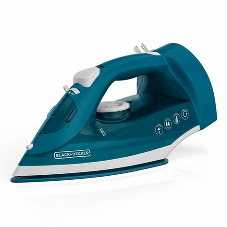 Black & Decker Plancha de ropa ICR004B-LA verde con cable retráctil 1200W