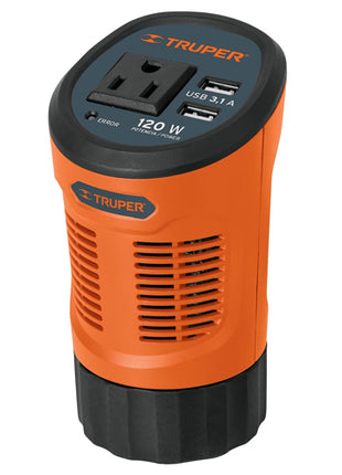 Inversor de corriente 120W tipo vaso