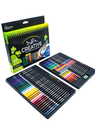Set 48+6 Colores Profesionales Creative IND-0280 Indra