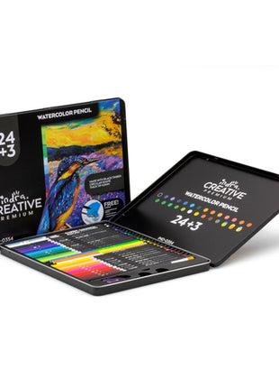 Set 24+3 Colores Profesonales Creative Acuarelables IND-0354M Indra