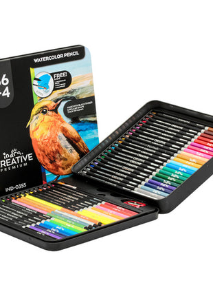 Set 36+4 Colores Profesionales Creative Acuarelables IND-0355M Indra
