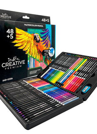 Set 48+5 Colores Profesionales Creative Acuarelables IND-0356 Indra