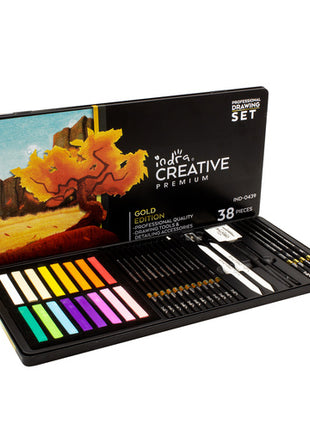 Set 38 Lápices de dibujo profesionales IND-0439 Indra