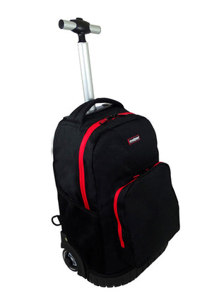 Mochila porta laptop con ruedas negro con rojo Islandia Peak Tour